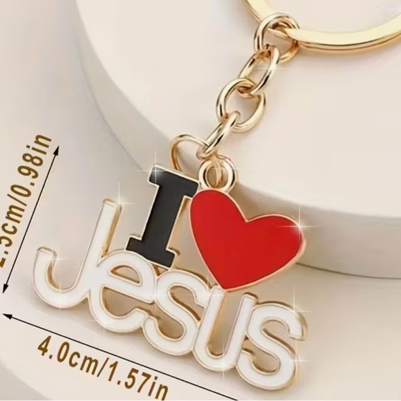 Accessories - I Love Jesus Keychain